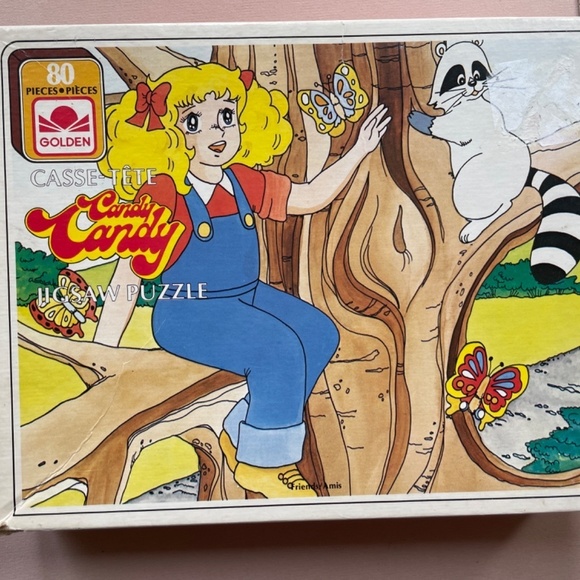 Vintage Jigsaw puzzle 1983 CANDY CANDY 80 pc Toei, Golden, Igarashi - Picture 4 of 13